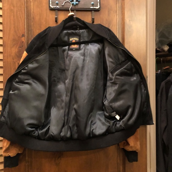 Leather Varsity Winter Letterman Jacket - Picture 3 of 3